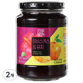 초록원 히비스커스 유자차, 560g, 1개입, 2개