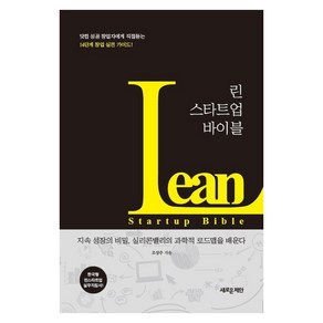 린 스타트업 바이블:닷컴 성공 창업자에게 직접드는 14단계 창업 실전 가이드!, 새로운제안, 조성주