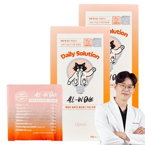 닥터펠리스 고양이 데일리 솔루션트릿 올인원 영양제, 15회분, 종합영양제, 2개