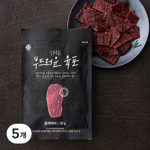 육포공방 THE 부드러운 육포 블랙페퍼, 30g, 5개