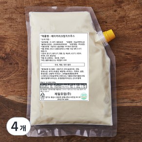 베이커리 크림치즈 무스, 1kg, 4개