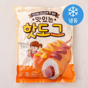 진주햄 맛있는 핫도그 42개입 (냉동), 2.1kg, 1개