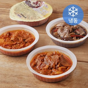 매콤 덮밥소스 A 세트 치즈불닭 210g + 제육덮밥 210g + 김치짜글이 200g + 매콤 히로미찌찜닭 250g (냉동), 870g, 1세트