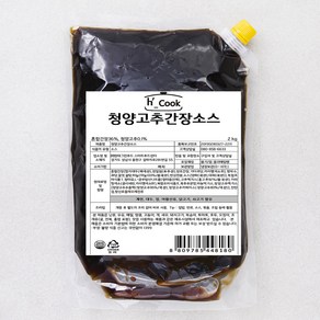 에이치쿡 청양고추 간장소스, 2kg, 1개