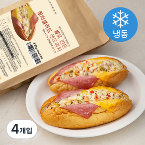 그녀의 빵공장 쌀샌드위치 참치샐러드 (냉동), 165g, 4개입