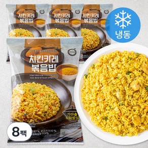 푸르온 치킨카레 볶음밥 (냉동), 270g, 8팩