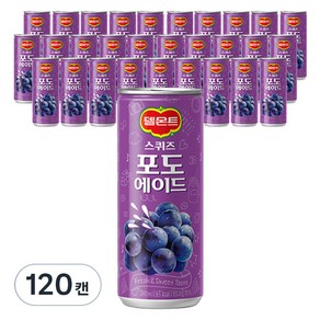 델몬트 스퀴즈 포도 에이드, 240ml, 120개