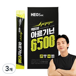 허닭 액티브 아르기닌 6500 15p, 300g, 3개