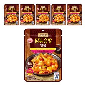 오늘밥상 오뚜기 닭볶음탕 양념, 160g, 6개