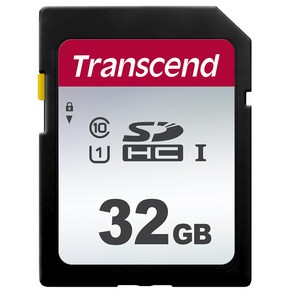 트랜센드 SD카드 메모리카드 TS32GSDC300S, 32GB, 1개