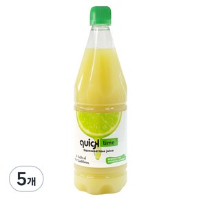 퀵라임 퀵 스퀴즈드 라임즙, 1L, 5개