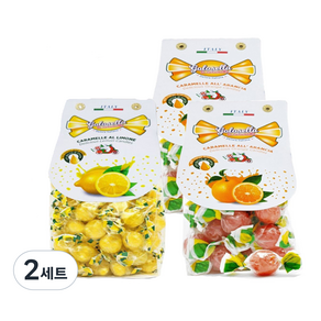 골로셀라 캔디 오렌지 200g x 2p + 레몬 200g 세트, 2세트