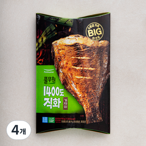 풀무원 1400도 직화 가자미, 90g, 4개