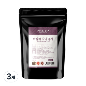 제이슨티 마살라 차이 홍차, 100g, 3개, 100g, 1개입