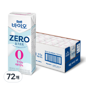 매일바이오 ZERO 요구르트, 190ml, 72개