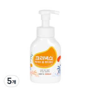 크리넥스 럭셔리 폼 핸드워시 자몽향, 5개, 300ml