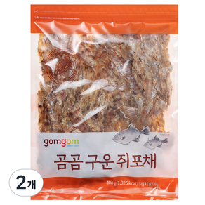 곰곰 구운 쥐포채, 400g, 2개