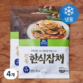 면사랑 전통 한식잡채 (냉동), 305g, 4개