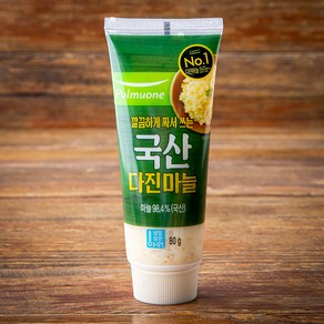 풀무원 튜브형 다진마늘, 80g, 1개