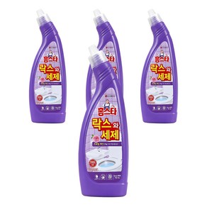 홈스타 락스와세제 후로랄파인, 750ml, 4개