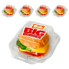 트롤리 XXL 버거 젤리 1개입, 50g, 5개