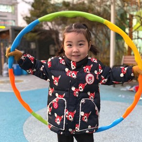 캐스비 아동용 스포츠 훌라후프, 혼합색상, 1개