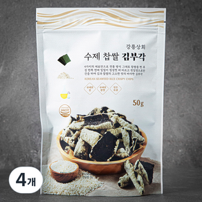 강릉상회 수제 찹쌀 김부각, 50g, 4개