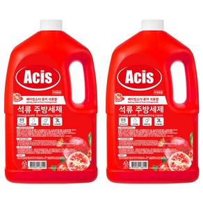 아키스 퓨어 석류 주방세제, 3L, 2개