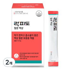 락피도 철분액상, 2개, 240ml