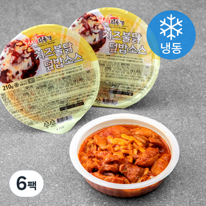 한끼의품격 치즈 불닭 덮밥 소스 (냉동), 210g, 1개입, 6개