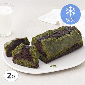 베키아에누보 제주 녹차 초코 파운드 케익 (냉동), 490g, 2개