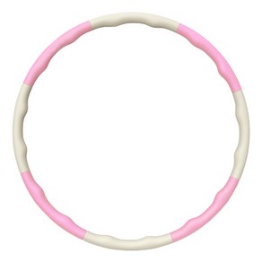 타미나스포츠 오리지널 훌라후프, 1kg, 핑크 화이트, 1개