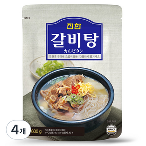 진한식품 갈비탕, 600g, 4개