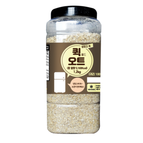 냉장고쏙 퀵 롤드 오트, 1.2kg, 1개