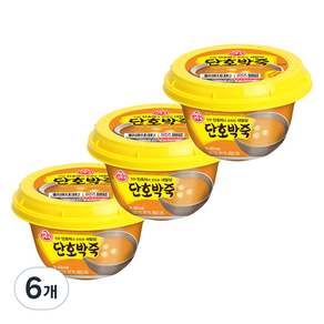 오뚜기 단호박죽 상온, 285g, 6개