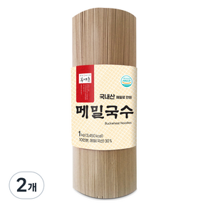 봉평촌 메밀국수 롤타입, 1kg, 2개