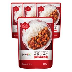 곰곰 맛있는 마파두부소스, 130g, 4입