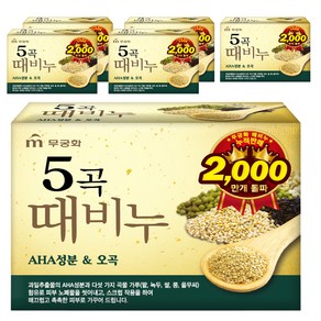 무궁화 오곡때비누, 90g, 6개