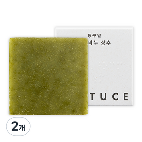 동구밭 가꿈 클렌징비누 상추, 120g, 2개