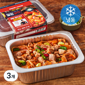 마이셰프 캠핑갈땐 냄비 돼지고기 김치찜 (냉동), 455g, 3개