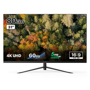 아이뮤즈 4K UHD 스톰뷰 평면 모니터, 80cm, MU324KV1