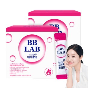 비비랩 굿나잇 저분자 콜라겐, 100g, 2개