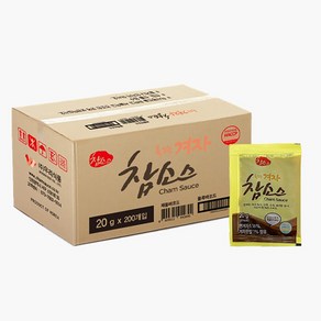 우리식품 겨자 참소스, 20g, 200개