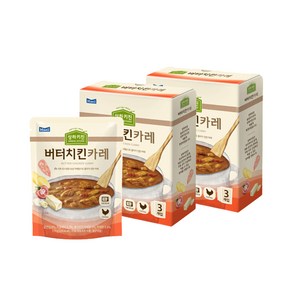 매일유업 상하키친 버터치킨카레 3p, 510g, 2개