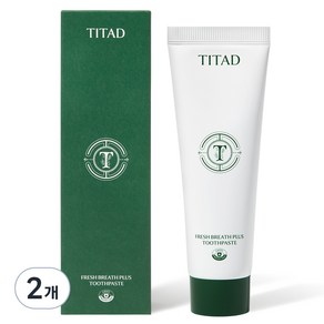 티타드 프레시 브레스 플러스 치약 (불소함유), 100g, 2개