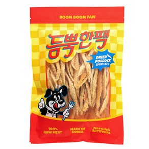 붐붐포 강아지 듬뿍한팩 대용량 건조 수제간식, 황태, 130g, 1개