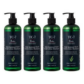 띵코 TC-7 다시마 씨위드 허브 두피 클리닉 샴푸, 500ml, 4개