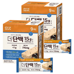 더단백 마일드 프로틴바 아몬트쿠키 9p, 450g, 2개