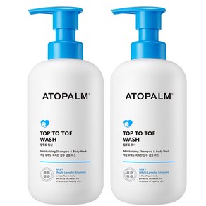 아토팜 탑투토 워시 올인원클렌저, 460ml, 2개