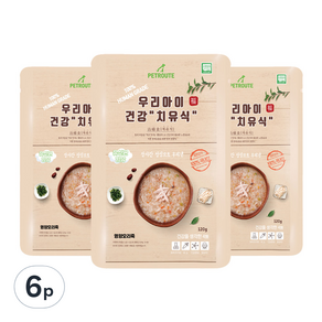 펫루트 우리아이 치유식 반려견 영양죽, 오리, 120g, 6개